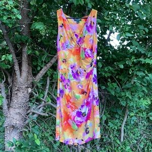 Ralph Lauren floral mid dress